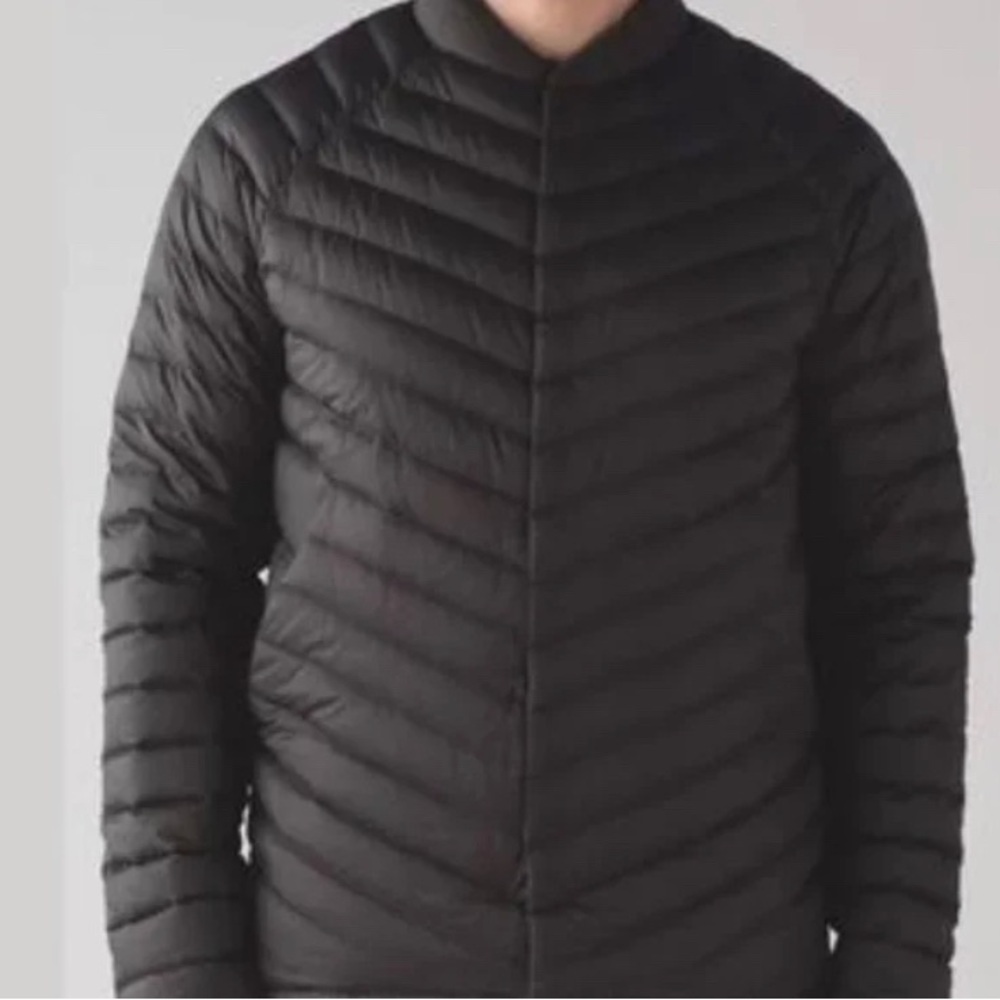 NWOT LULULEMON MEN’S Puffer SNAP DOWN JACKET ONYX